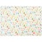 Sparkle and Bash Paper Placemats for Table, Floral Spring Placemats with Scalloped Edge for Dinning Table, Wedding, Tea Party and Tableware Decorations (14 x 10 in, 50 Pack)